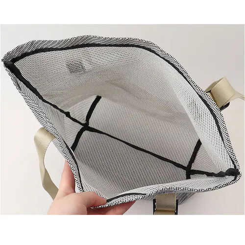 メッシュトートバッグ 通販 トートバッグ メッシュバッグ メッシュトート トートバック スパバッグ プールバッグ エコバッグ メッシュ バッグ メンズ レディース 軽量 長さ調節 丸和貿易 スパ プー_6