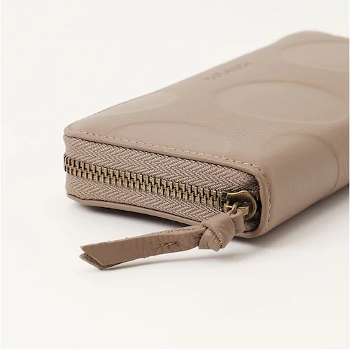 toleur 財布 トーラ ドット 通販 長財布 ながさいふ 長サイフ ロングウォレット お財布 レディース 本革 レザー 牛革 ラウンドファスナー 小銭入れあり 大容量 女性 大人 おしゃれ シンプ_8