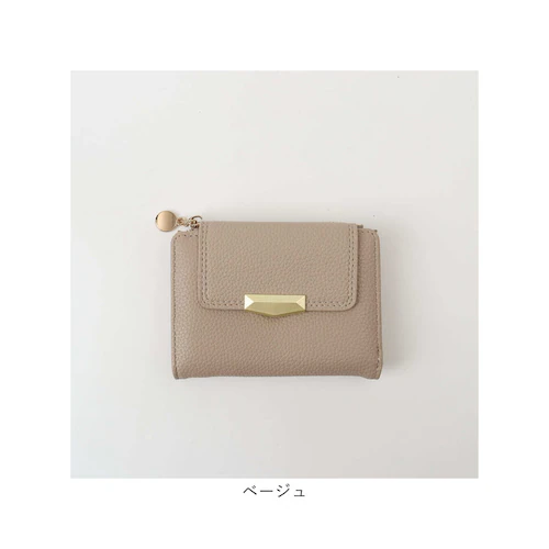 ブランポム 財布 BP-1093 通販 Blanc Pomme 本革 2つ折り 手帳型 二つ折り 折りたたみ財布 ミニ財布 コンパクト レディース 革 レザー 小銭入れ コインケース カード入れ 大人_16