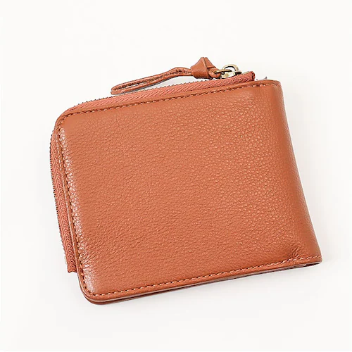 toleur 財布 トーラ 12028 通販 二つ折り財布 2つ折り財布 折財布 ミニ財布 コンパクト レディース 本革 レザー牛革 L字ファスナー 小銭入れあり 大容量 旅行 女性 大人 女子 おし_9