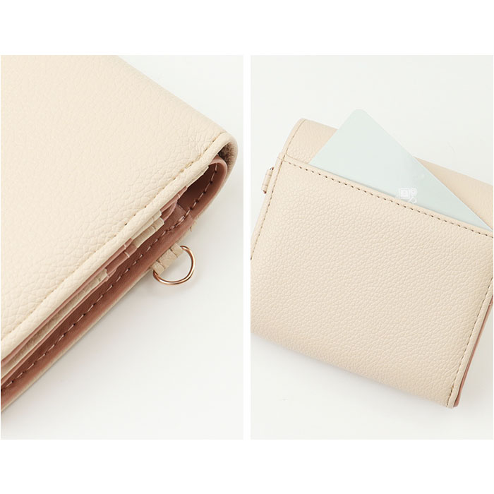 ミシャBE blanche coeur 財布 通販 二つ折り財布 2つ折り財布 札入れ