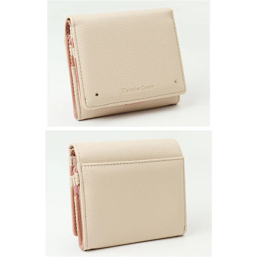 blanche coeur 財布 通販 二つ折り財布 2つ折り財布 札入れ ボックス型小銭入れ box型小銭入れ 折りたたみ財布 ミニ財布 コンパクト 軽量 軽い レディース メンズ 男性 大人 女性_10