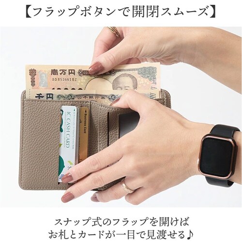 �u�����|�� ���z BP-1092 �ʔ� Blanc Pomme �{�v 2�܂� �蒠�^ ��܂� �܂肽���ݍ��z �~�j���z �R���p�N�g ���f�B�[�X �v ���U�[ ���K���� �R�C���P�[�X �J�[�h���� ��l_4