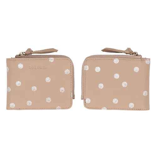 toleur 財布 トーラ ドット 通販 二つ折り財布 2つ折り財布 折財布 ミニ財布 コンパクト レディース 本革 レザー牛革 L字ファスナー 小銭入れあり 大容量 旅行 女性 大人 女子 おしゃれ_10