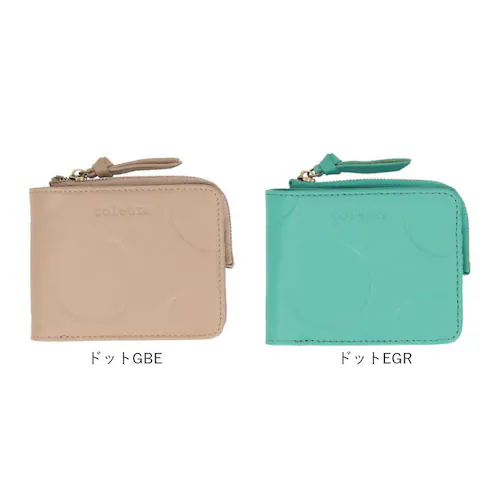 toleur 財布 トーラ ドット 通販 二つ折り財布 2つ折り財布 折財布 ミニ財布 コンパクト レディース 本革 レザー牛革 L字ファスナー 小銭入れあり 大容量 旅行 女性 大人 女子 おしゃれ_12