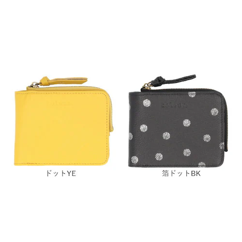 toleur 財布 トーラ ドット 通販 二つ折り財布 2つ折り財布 折財布 ミニ財布 コンパクト レディース 本革 レザー牛革 L字ファスナー 小銭入れあり 大容量 旅行 女性 大人 女子 おしゃれ_13