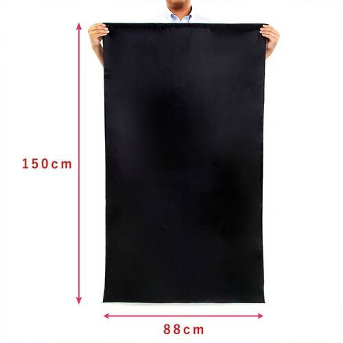 ポリエステル巾着 ブラック 150×88cm_2