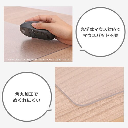 デスクマット クリア 50×60cm_6