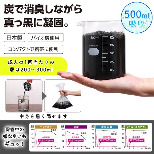 消臭 炭黒トイレ凝固剤 25個入_2