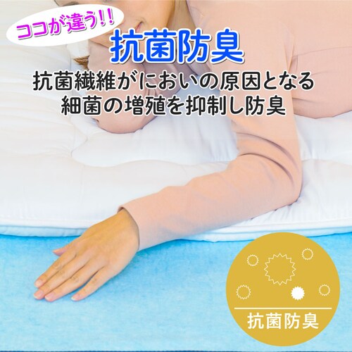 ドライ&ドライ 防ダニ抗菌防臭!吸湿マット シングル2枚組_4