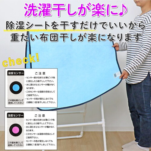 ドライ&ドライ 防ダニ抗菌防臭!吸湿マット シングル2枚組_6
