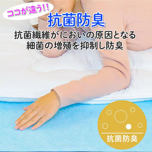 ドライ&ドライ 防ダニ抗菌防臭!吸湿マット シングル_4