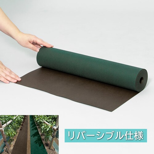 畝用防草シート 雑草ふせごウネ リバーシブル 0.5×10m_2