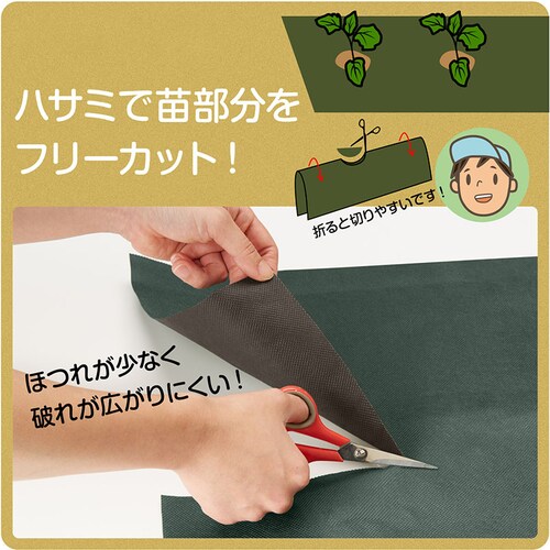 畝用防草シート 雑草ふせごウネ リバーシブル 0.5×10m_4