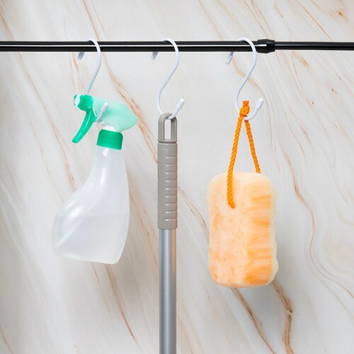 つっぱり棒 黒 直径1.3cm 40-70cm_4