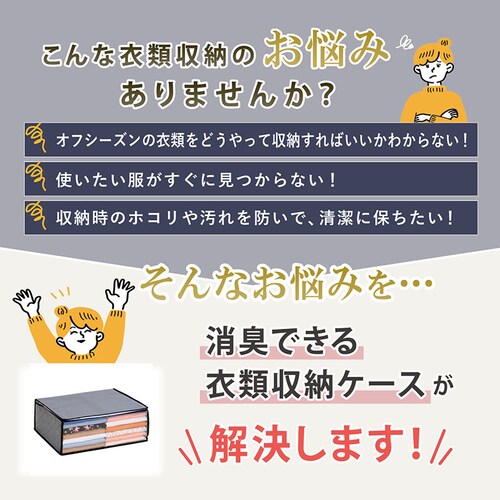 活性炭衣類整理袋 2枚組_3