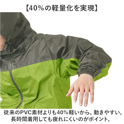 レインスーツ 上下 通販 レインウェア 雨合羽 かっぱ 合羽 通勤 通学 男性 レディース 動きやすい 雨の日 雨具 レインコート キャンプ アウトドア 旅行 サイクリング 釣り 作業 DOQMENT_3