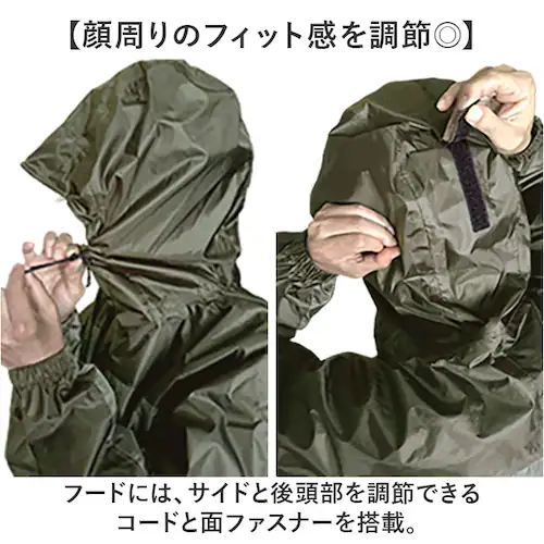 レインスーツ 上下 通販 レインウェア 雨合羽 かっぱ 合羽 通勤 通学 男性 レディース 動きやすい 雨の日 雨具 レインコート キャンプ アウトドア 旅行 サイクリング 釣り 作業 DOQMENT_6