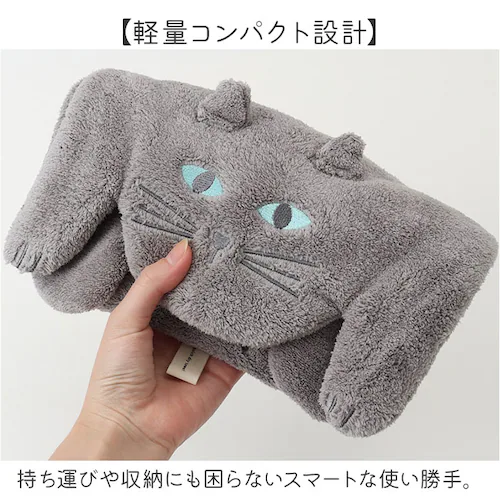 タオル 速乾 通販 Sopii 速乾タオル 約 25×60cm 現代百貨 A738 吸水タオル かわいい おしゃれ ヘアドライ 猫 ねこ ネコ キャット cat 髪 ペットタオル 可愛らしい 乾く 厚_6