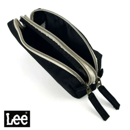 ペンケース おしゃれ 通販 Lee 筆箱 ふでばこ ポーチ シンプル 男女兼用 大容量 カジュアル マルチケース 小物入れ ペンポーチ 化粧ポーチ お洒落 かわいい 文房具入れ 筆記用具入れ 女性 男_2