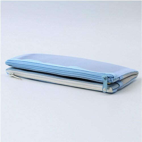 レイメイ藤井 ペンケース スリム 通販 フリップスナップペンケース 筆箱 ふでばこ 筆ばこ 筆入れ 見やすい 中身がよく見える フリップスナップ ファスナー ダブルファスナー ポケット 半透明 メッシ_11