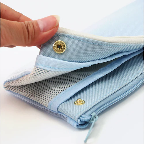 レイメイ藤井 ペンケース スリム 通販 フリップスナップペンケース 筆箱 ふでばこ 筆ばこ 筆入れ 見やすい 中身がよく見える フリップスナップ ファスナー ダブルファスナー ポケット 半透明 メッシ_12