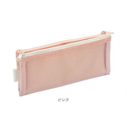 レイメイ藤井 ペンケース スリム 通販 フリップスナップペンケース 筆箱 ふでばこ 筆ばこ 筆入れ 見やすい 中身がよく見える フリップスナップ ファスナー ダブルファスナー ポケット 半透明 メッシ_18