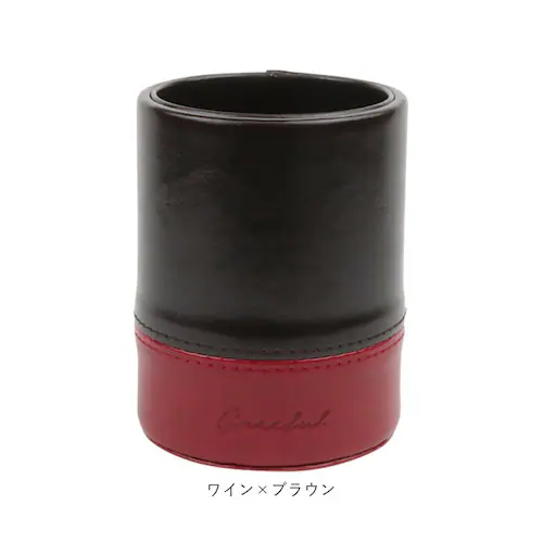 ペン立て おしゃれ 通販 Greeful グリーフル ペンスタンド 鉛筆立て メガネスタンド puレザー 合皮 革 オフィス おしゃれ 文房具 文具 ギフト 男性 父の日 雑貨_9