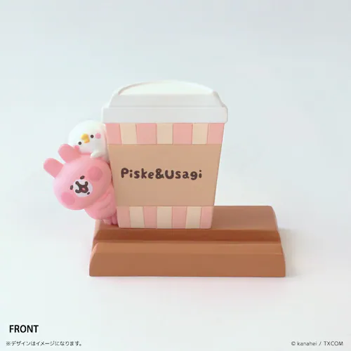 ピスケ&うさぎ カナヘイの小動物 グッズ 通販 カナヘイグッズ スマホスタンド スマートフォンスタンド スマホ スタンド 縦置き 横置き 可愛い おしゃれ かわいい ピスケ&うさぎ kanahei カ_1