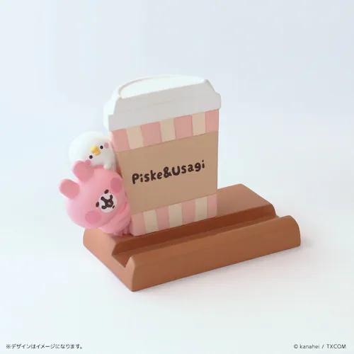 ピスケ&うさぎ カナヘイの小動物 グッズ 通販 カナヘイグッズ スマホスタンド スマートフォンスタンド スマホ スタンド 縦置き 横置き 可愛い おしゃれ かわいい ピスケ&うさぎ kanahei カ_2
