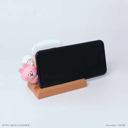 ピスケ&うさぎ カナヘイの小動物 グッズ 通販 カナヘイグッズ スマホスタンド スマートフォンスタンド スマホ スタンド 縦置き 横置き 可愛い おしゃれ かわいい ピスケ&うさぎ kanahei カ_4