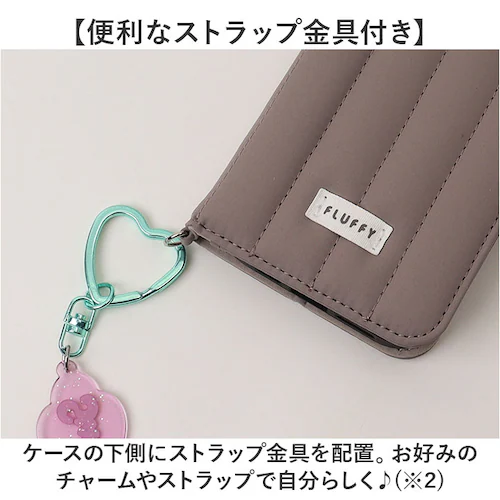 FLUFFY スマホケース 手帳型 通販 スマホカバー カバー ケース スマホ スマホスマートフォンカバー ふわふわ フワフワ クッション スマホスマートフォン 手帳型カバー かわいい 可愛い 手帳型_7