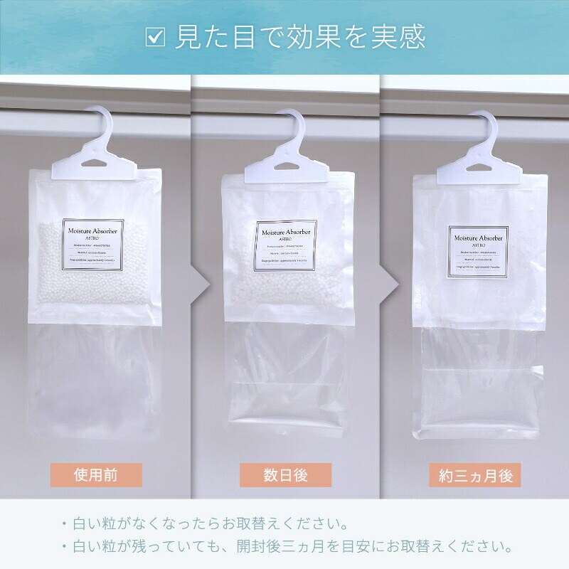 モイスチャー アブソーバー 除湿パック 10セット SE1044097│アイリス