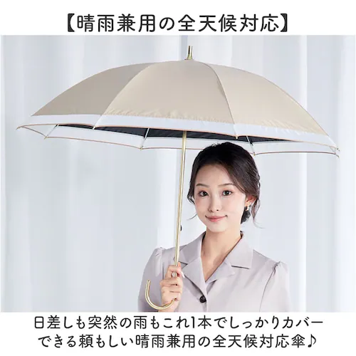 KIZAWA キザワ 日傘 長傘 レディース 晴雨兼用 通販 傘 かさ カサ レディース傘 日よけ 日除け ひよけ アンブレラ bliss オーガンジー ショート丈 上品 丈夫 8本骨 エレガント 女_2