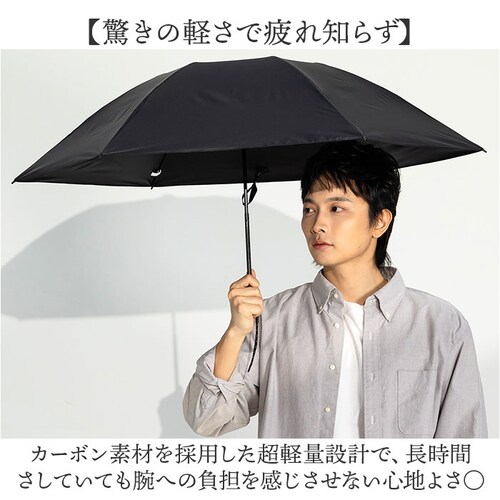 折りたたみ傘 軽量 コンパクト 通販 KIZAWA キザワ 折りたたみ 折りたたみ日傘 折り畳み傘 軽い 傘 かさ カサ uvカット 遮光 日差し 55cm 6本骨 メンズ レディース シンプル 無地_3