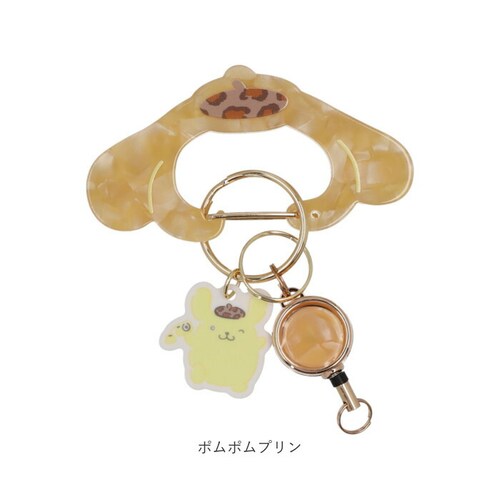 ハローキティ サンリオ グッズ 通販 カラビナ サンリオキャラクターズ キーホルダー リール付き リール付きキーホルダー 鍵ホルダー 伸縮性 伸びる 落下防止 紛失防止 かわいい おしゃれ 女の子 女_11