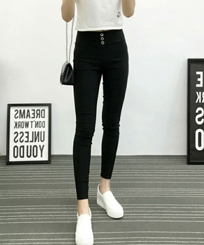 ブラック Mサイズ レギンスパンツ スキニーパンツ 通販 レギンス
