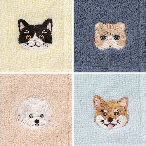 タオルハンカチ 通販 LIVHEART リブハアト ハンカチ ハンドタオル ハンカチタオル ポケットタオル ミニタオル 動物 アニマル レディース メンズ 持ち歩き 携帯 ギフト かわいい カワイイ _9