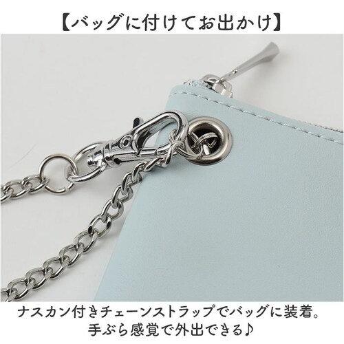 ノフェス リール付きキー&パスポーチ 通販 nofes NSK1449 パスケース リール付きパスケース 定期入れ ストラップ付 パスポーチ キーケース おしゃれ レディース 大人 可愛い レイメイ藤_4