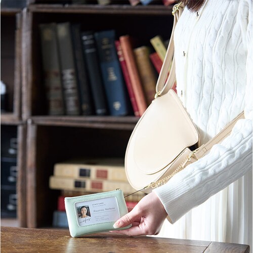 ノフェス リール付きキー&パスポーチ 通販 nofes NSK1449 パスケース リール付きパスケース 定期入れ ストラップ付 パスポーチ キーケース おしゃれ レディース 大人 可愛い レイメイ藤_11