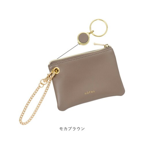 ノフェス リール付きキー&パスポーチ 通販 nofes NSK1449 パスケース リール付きパスケース 定期入れ ストラップ付 パスポーチ キーケース おしゃれ レディース 大人 可愛い レイメイ藤_14