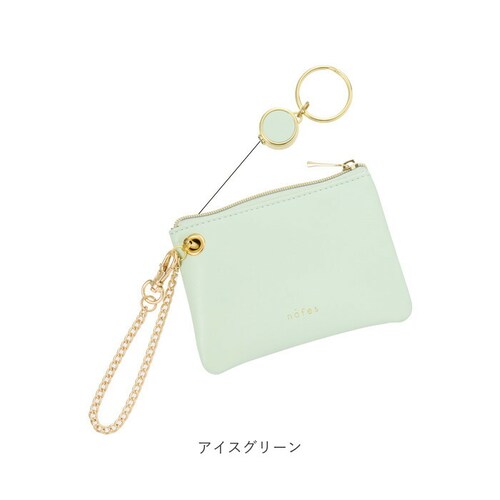 ノフェス リール付きキー&パスポーチ 通販 nofes NSK1449 パスケース リール付きパスケース 定期入れ ストラップ付 パスポーチ キーケース おしゃれ レディース 大人 可愛い レイメイ藤_16