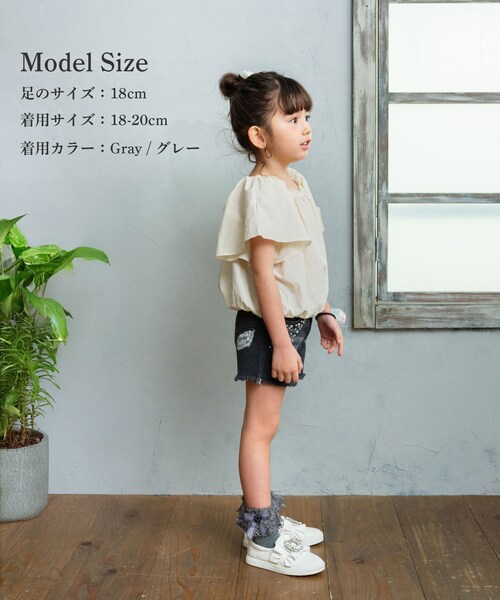 Rora 靴下 キッズ 通販 ローラ ソックス 女の子 ショートソックス レースソックス フォーマル リボン 子供 子ども かわいい おしゃれ 可愛い 発表会 幼稚園 保育園 入園式 卒園式 入学式 _4