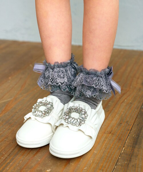 Rora 靴下 キッズ 通販 ローラ ソックス 女の子 ショートソックス レースソックス フォーマル リボン 子供 子ども かわいい おしゃれ 可愛い 発表会 幼稚園 保育園 入園式 卒園式 入学式 _13