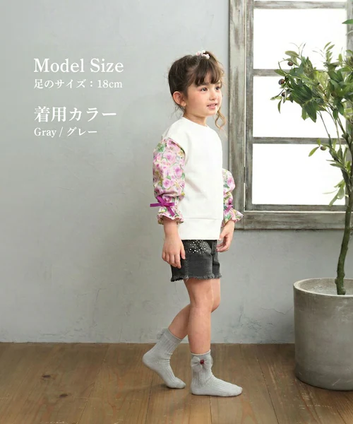 Rora 靴下 キッズ 通販 ローラ ソックス 女の子 ショートソックス リブソックス フォーマル リボン 子供 子ども かわいい 可愛い おしゃれ 幼稚園 保育園 入園式 卒園式 入学式 発表会 く_4