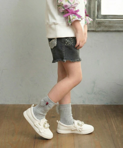 Rora 靴下 キッズ 通販 ローラ ソックス 女の子 ショートソックス リブソックス フォーマル リボン 子供 子ども かわいい 可愛い おしゃれ 幼稚園 保育園 入園式 卒園式 入学式 発表会 く_5