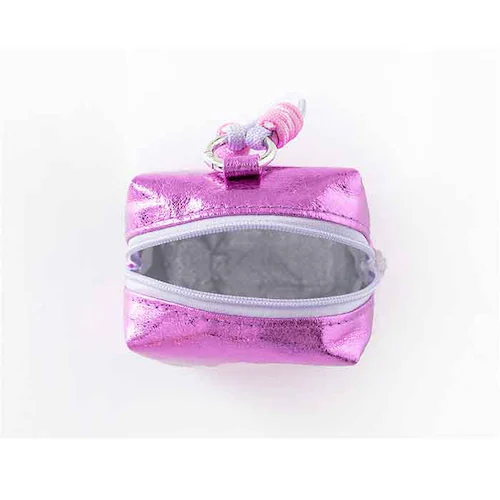 保冷ポーチ ミニサイズ 通販 保冷 ミニ ミニポーチ 小物入れ カラビナ付きポーチ キラキラ バッグ バッグチャーム カラビナポーチ イヤホンポーチ おやつポーチ ヘミングス 15153 かわいい お_5