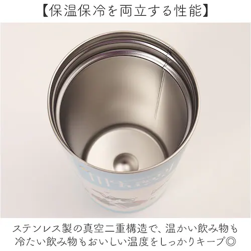 ステンレス ワンプッシュタンブラー 通販 保温 保冷 キャラクター 370ml 水筒 おしゃれ タンブラー 直飲み 大人 キッズ マイボトル 子ども かわいい 持ち歩き 持ち運び オフィス レジャー _2