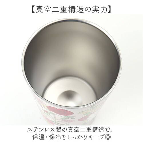 ステンレスタンブラー 2WAY 450ml 通販 レディース おしゃれ 保温保冷 ステンレス ドリンクホルダー カップホルダー 真空二重構造 キャラクター グッズ 直飲み 大人 オフィス かわいい 真_3