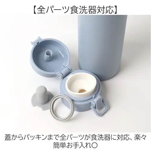 ステンレスワンプッシュボトル 480ml 通販 水筒 食洗器対応 保温保冷 スポーツドリンクOK メンズ レディース スリム シンプル 直飲み 持ち歩き スポーツ アウトドアプロダクツ 持ち運び レジ_3